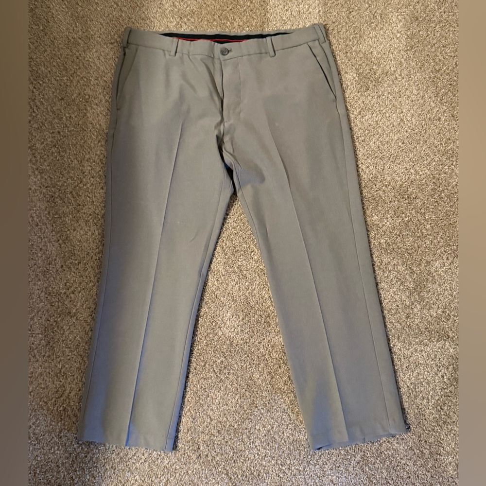 Van Heussen Grey Flex Trousers Slim 36x29